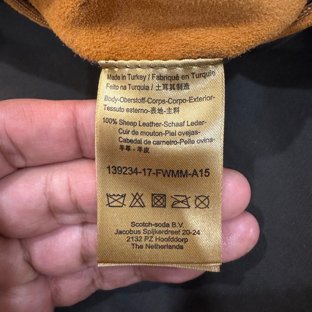 Shearling and Suede Scotch & Soda Coat Size Medium - Picture 6 of 6
